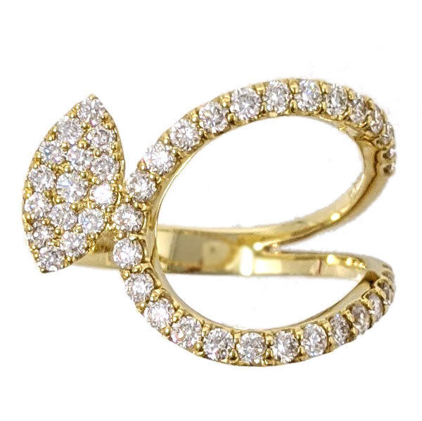 K18YG ダイヤモンド リング