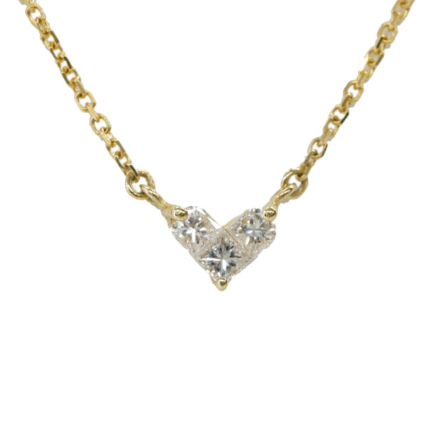 K18YG ダイヤモンド ネックレス